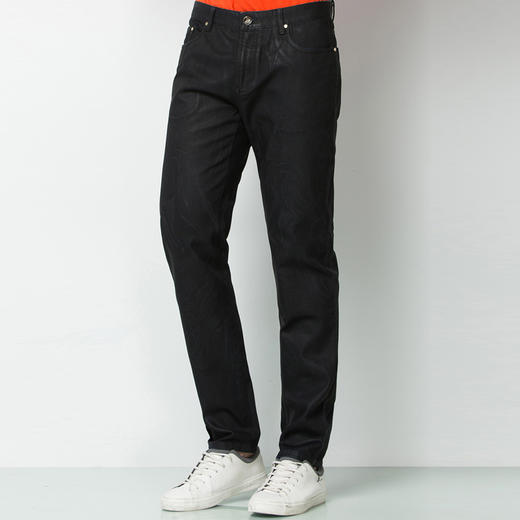 Marco Azzali 黑色激光喷印牛仔裤 P3709200 商品图1