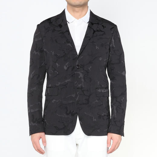 Marco Azzali 黑色迷彩提花单西H5004200 商品图0