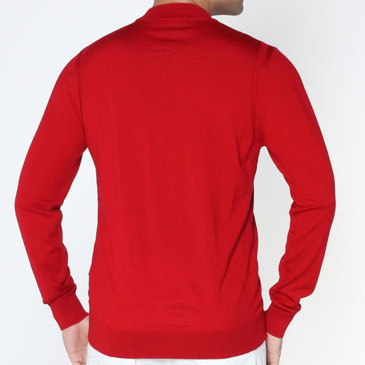 Marco Azzali 红色半高领毛衫K3905900 商品图2