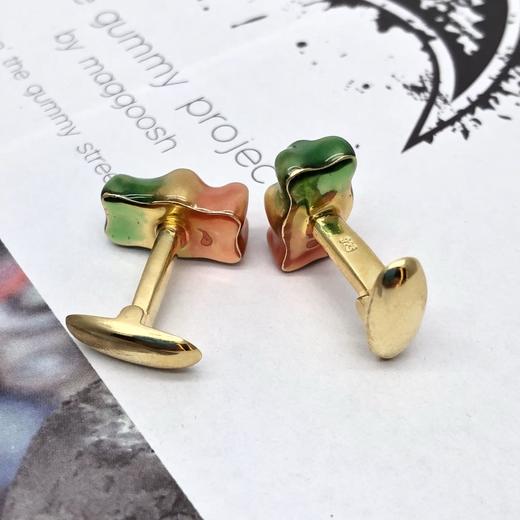 北京仓｜Maggoosh-Gummy-彩虹西瓜小熊 袖扣［希腊设计师］ 商品图1