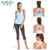 《捡漏专场  不退换》华威特瑜伽花瓣显瘦运动瑜伽背心上衣 跑步 户外夏季瑜伽服 商品缩略图2