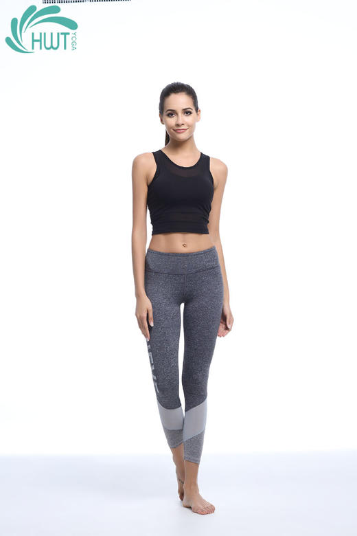 《捡漏专场  不退换》HWT瑜伽短款网纱BAR背心上衣夏季瑜伽服 商品图7