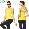 《惊爆618 不退换》HWT高圆领双交叉唯美瑜伽背心上衣夏季瑜伽服 商品缩略图0