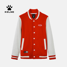 kelme卡尔美 春季新款休闲棒球服外套女撞色立领休闲夹克外套