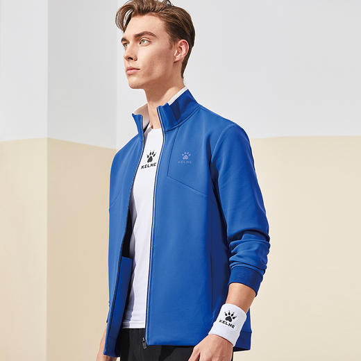 kelme卡尔美官网正品运动外套男足球训练跑步夹克发防风晨跑上衣 商品图2