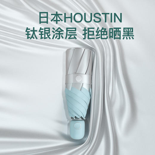左都QQ钛银便携防晒伞，小身材，大防晒 商品图2