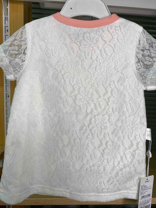棉果果夏季女童圆领蕾丝连衣裙M222701420264 商品图6
