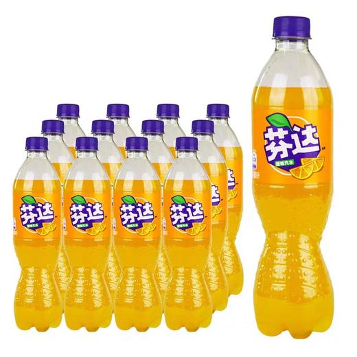 芬达橙味 500ml*24瓶/件【下单5件送3瓶500可乐，可与可乐/雪碧混搭】 商品图2