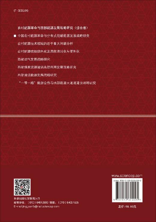 中国农村能源革命与分布式低碳能源发展战略研究 商品图1