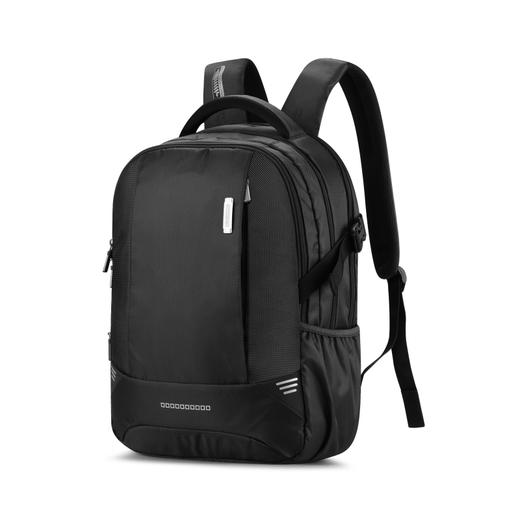 【美旅】轻便耐磨 男士通勤商务 多隔层大容量 舒适背负 减震肩带  独立加厚电脑保护层 通风背板  双肩包BX9升级 商品图4