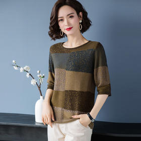 FCY-KR068新款女士针织慵懒风女装上衣