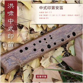 中式印第安笛 双管印笛【F】