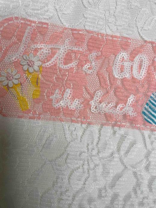 棉果果夏季女童圆领蕾丝连衣裙M222701420264 商品图4