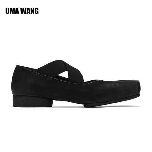 【UMA WANG】蕾虎手工方头交叉绑带芭蕾舞鞋平底高跟鞋经典款单鞋 商品图0