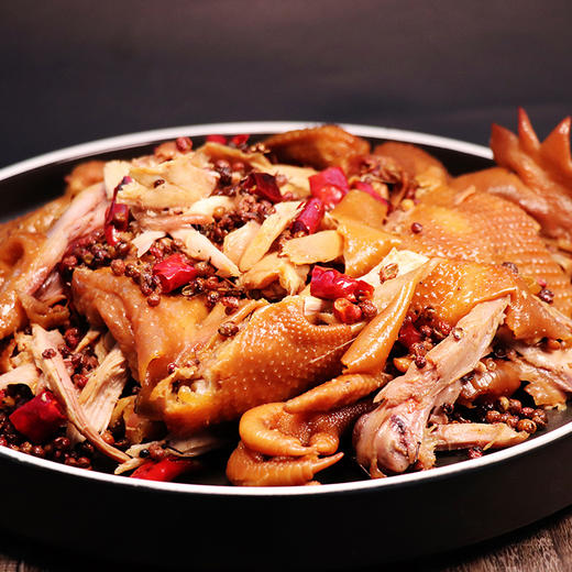 紫光园椒麻酱焖手撕鸡 | 肉质紧实不柴、酱香浓郁、口感鲜香、真空包装、地道风味 商品图1