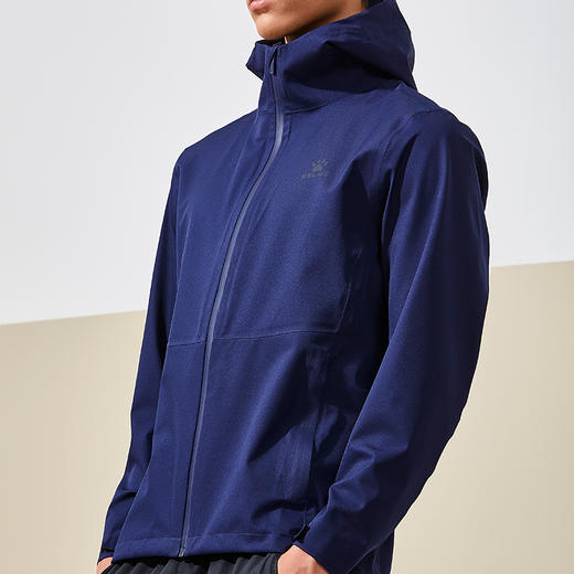 卡尔美官网正品男式梭织连帽运动外套防风户外运动茄克 商品图2