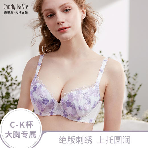奶糖派大罩杯繁花若梦圆润饱满上托稳定透气舒适女春夏新品 商品图0