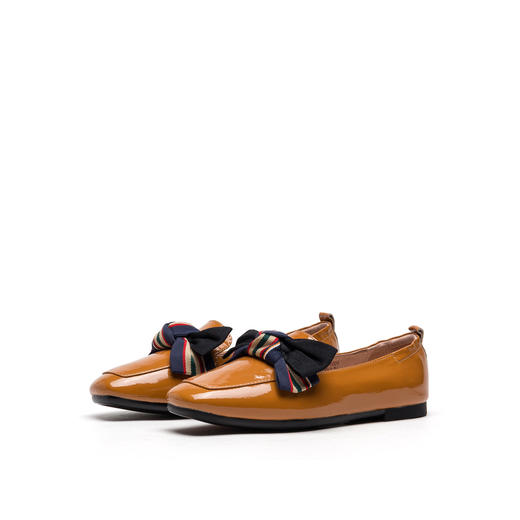 商场同款 | safiya索菲娅2020新款平底牛漆皮蝴蝶结女单鞋SF01111025 商品图2