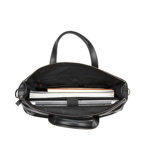 新秀丽公文包 皮革拼接 复古设计 沉稳中凸显个性 多用途，可手提可斜挎 BW3*007 商品图4