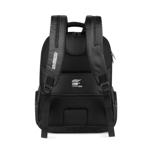 【美旅】轻便耐磨 男士通勤商务 多隔层大容量 舒适背负 减震肩带  独立加厚电脑保护层 通风背板  双肩包BX9升级 商品图5