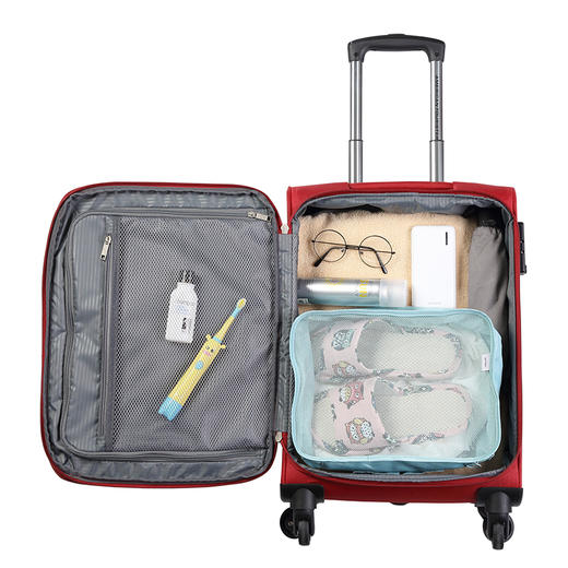 【美旅】拼接设计 TSA密码锁 大容量 易收纳 拉杆箱 TE8 商品图2