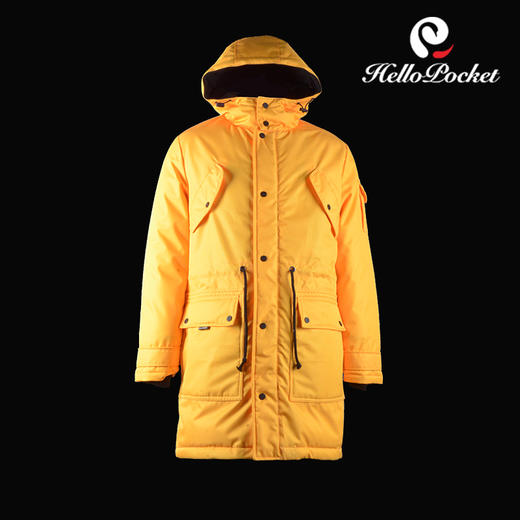 HP180214男式派克羽绒大衣有胸袋 商品图1