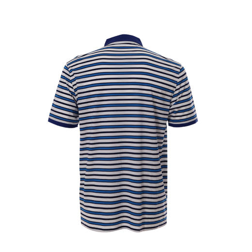 YvesFigarau伊夫·费嘉罗夏季男士简约舒适修身透气商务休闲圆机短袖T恤615814 商品图3