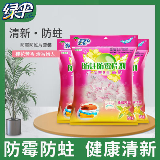 绿伞防霉防蛀片剂208g3袋