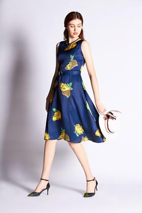 【伯妮斯茵】2S6312--连衣裙--开花的果树--《燃烧的灵魂--梵高》