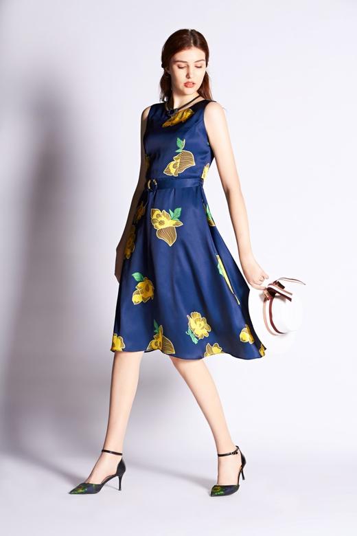 【伯妮斯茵】2S6312--连衣裙--开花的果树--《燃烧的灵魂--梵高》 商品图0