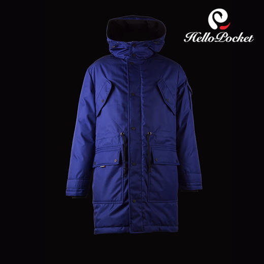 HP180214男式派克羽绒大衣有胸袋 商品图2