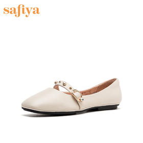 商场同款 | Safiya/索菲娅女鞋春季新款玛丽珍单鞋舒适平底鞋SF93111167