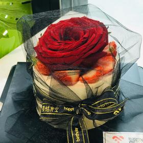 玫瑰恋人4寸（进口淡奶油➕水果夹层）提前3小时预定