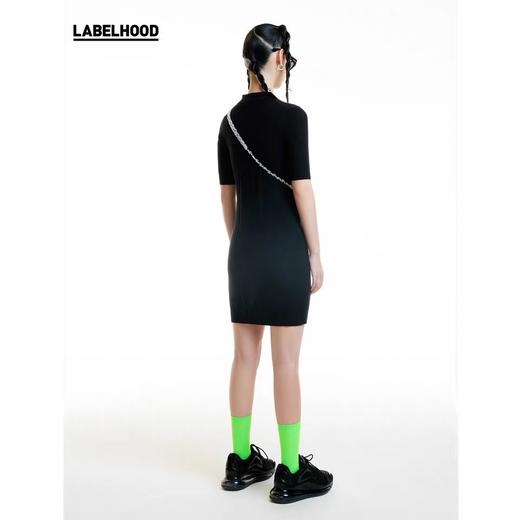 PLY-KNITS 2020春夏新品 纯色修身羊绒针织连衣裙优雅知性 CZ16 商品图3
