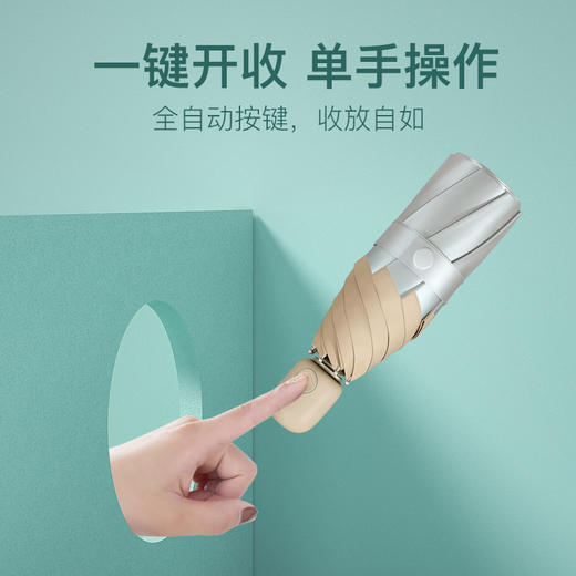 左都QQ钛银便携防晒伞，小身材，大防晒 商品图3