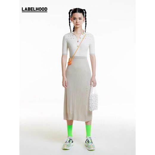 PLY-KNITS 2020春夏新品 纯色修身羊绒上衣五分袖简约优雅知性 CZ22 商品图2