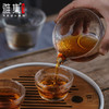 雅集鱼纹锤纹玻璃户外旅行茶具套装盖碗公道杯茶杯四件套便携茶具 商品缩略图1