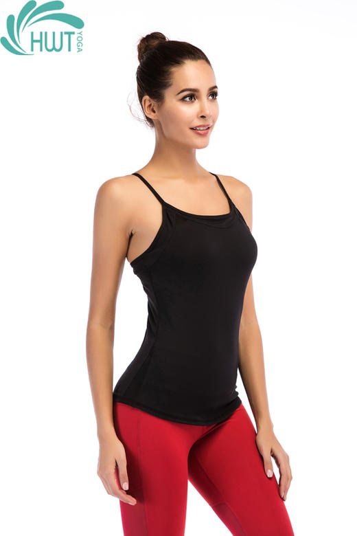 (清仓价不退换）HWT瑜伽双肩纱网显瘦背心上衣瑜伽舞蹈户外运动夏季瑜伽服 商品图1