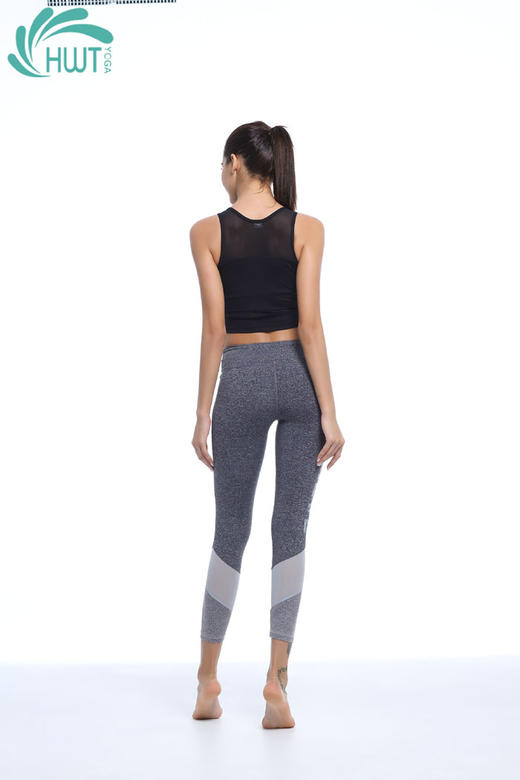 《捡漏专场  不退换》HWT瑜伽短款网纱BAR背心上衣夏季瑜伽服 商品图4