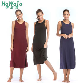 《捡漏专场  不退换》华威特瑜伽吊带长款背心裙夏季瑜伽服
