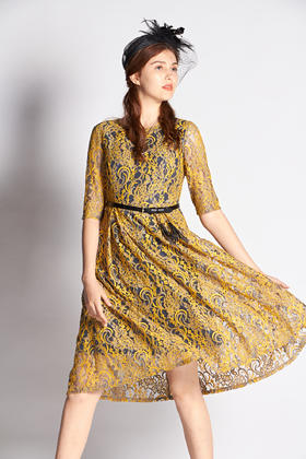 【伯妮斯茵】2S6319--连衣裙--雨中美景--《燃烧的灵魂--梵高》