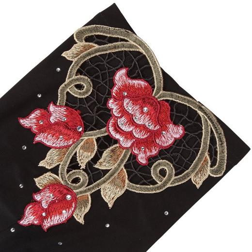 MY-5711夏季新款绣花七分裤大码女装打底裤 商品图3