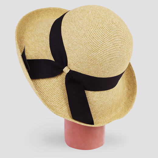 春夏 遮阳优雅蝴蝶结装饰 草帽 可调节尺寸DS20SSMC-01 商品图5