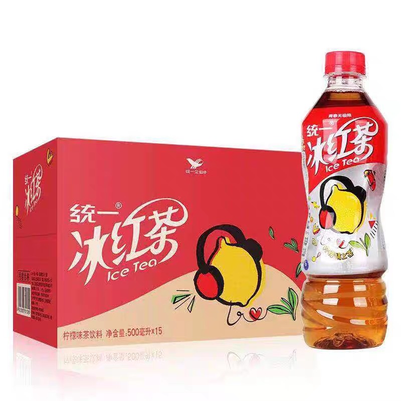 统一冰红茶 500ml*15瓶/件