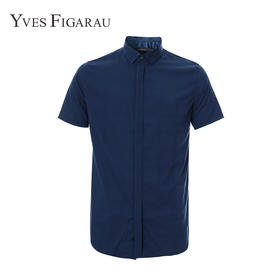 YvesFigarau伊夫·费嘉罗夏季商务休闲简约舒适透气短袖衬衫710417