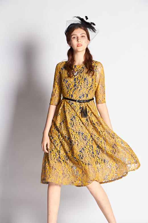 【伯妮斯茵】2S6319--连衣裙--雨中美景--《燃烧的灵魂--梵高》 商品图4