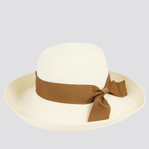 春夏 遮阳优雅蝴蝶结装饰 草帽 可调节尺寸 DS20SSMC-02 商品图2