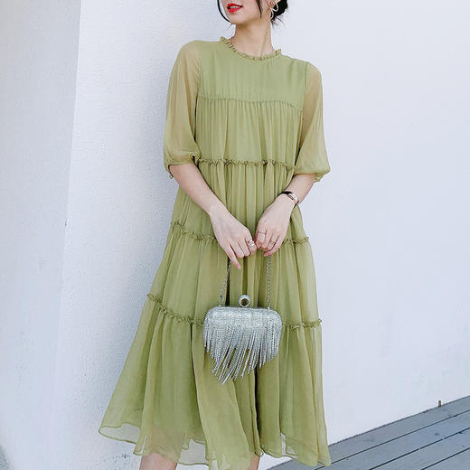 SMHC-SM20118-2早春新款真丝连衣裙 商品图2