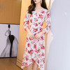 SMHC-SM20181夏季新款印花真丝连衣裙 商品缩略图1