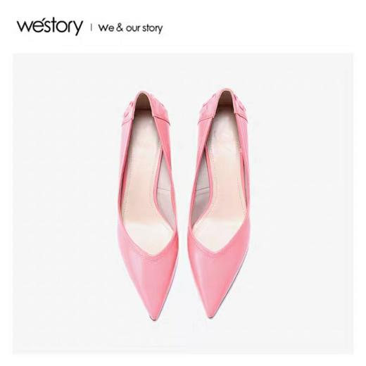westory2020春季新品时髦女王尖头高跟鞋女W20AE51851 商品图1